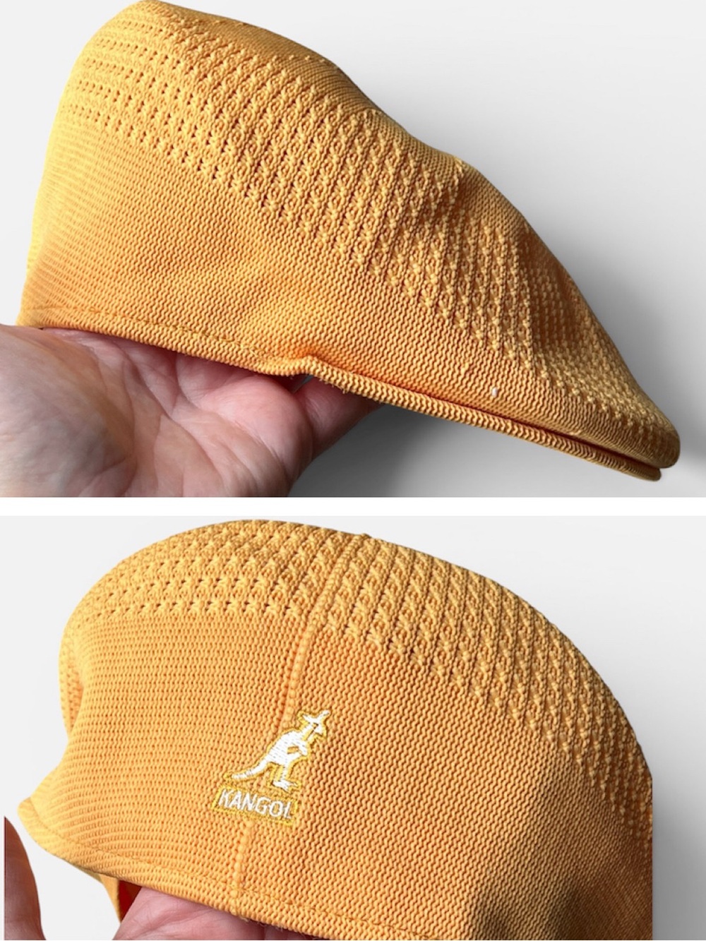 EUPHORIA Yellow KANGOL PAPERBOY HAT EXCELLENT LIKE NEW CONDITION